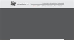Desktop Screenshot of bobfatebuilder.com